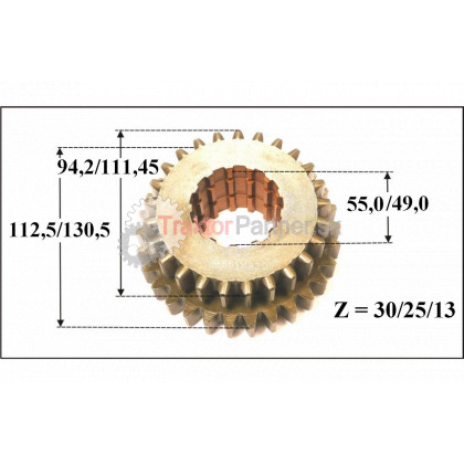 Presuvné kolo II: a III. rýchlosti - 5511 1930#1