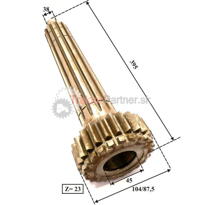 Drážkový hriadeľ - 4011 1906.251