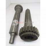 Drážkový hriadeľ - rovné zuby