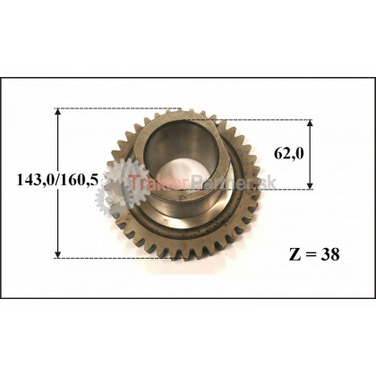 Koleso stáleho záberu redukcie - 5545 3035