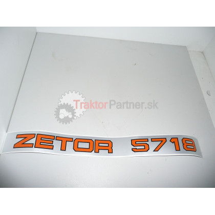 Nálepka - Označenie traktora - nápis 5718 L /P - 5718 5301