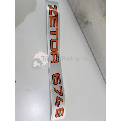 napis  ZETOR 6748 - 6748 5301