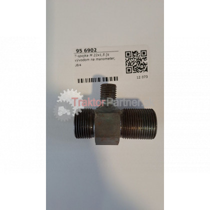 T-spojka M 22x1,5 [s vývodom na manometer, tlakomer] - 95 6902