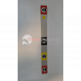 Štítok regulačnej hydrauliky - český text