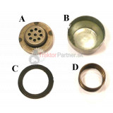 Viečko kompletné [zatka nalievacieho so sitkom na hlinik AL víko prsia 3011]