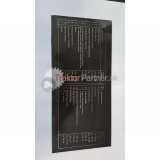 Plechový štítok - Miesto mazania traktora, k Mazaciemu plánu