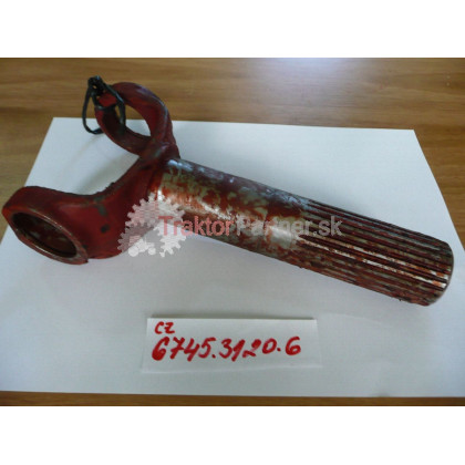 Hriadeľ kolesa  25 drážok [nový typ, po roku 89] - 6745 3120.6