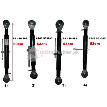 Horné ťahadlo; 63cm; oko 25 - oko 33   (3) - 89 450 999