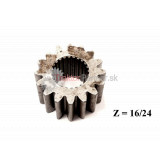 Pastorek 24 drážok [menšia diera, 16/24]