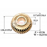 Koleso IV. A III. Rýchlosti [42z, 36z, originál ČSSR]