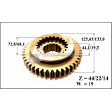 Presúvacie koleso redukcie