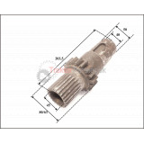 Dutý hriadeľ redukcie