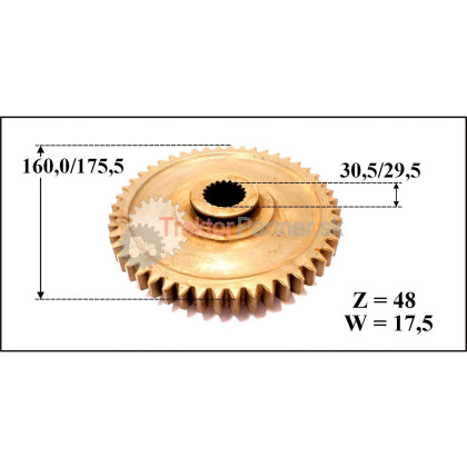 Koleso náhonu samovazu (48z) - 4011 1933