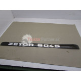 Nálepka - Nápis bočný ľavý Z 6045 [čierno - strieborny]