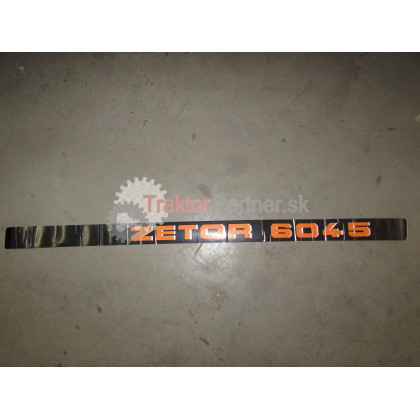 Nálepka - Nápis bočný pravý Z 6045 [original, čierno- oranžove] - 5911 5354