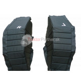 Čal.  blat. ľavé [ závárané, bodkované ] čierne perforovane