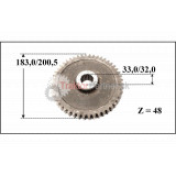 Koleso náhonu Z=48, W=24 mm