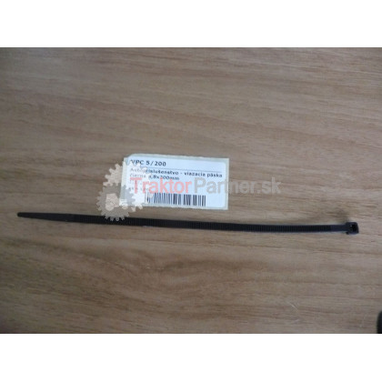 Autopríslušenstvo - viazacia páska čierna 3,3x150 - VPC 5/200