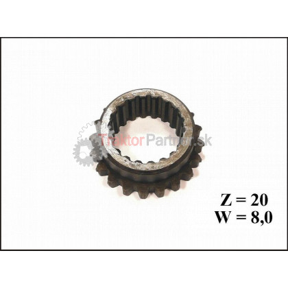 Spojka Z=20 W=8 mm - 7211 2317