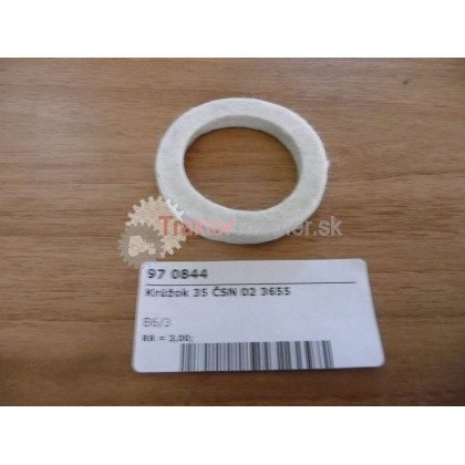 Krúžok 35 ČSN 02 3655 - 97 0844