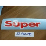Nálepka - Nápis SUPER pravý Z 3321 Super - 6341 Super
