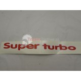 Nálepka - Nápis SUPER TURBO pravý Z 7321 Super Turbo - 7341 Super