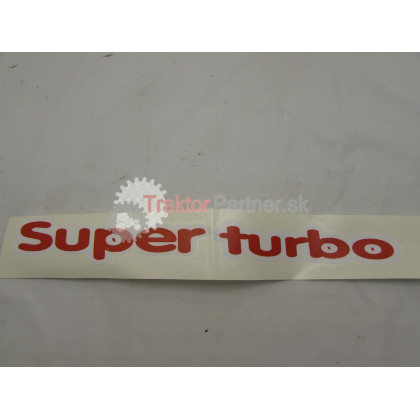Nálepka - Nápis SUPER TURBO pravý Z 7321 Super Turbo - 7341 Super - 53.802.013