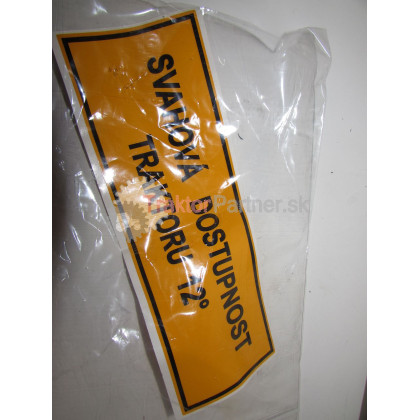 Štítok svahovej dostupnosti 12* - 5911 6689