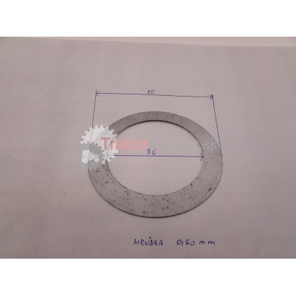 Podložka I [ŽTR 165] - 0 9220 256