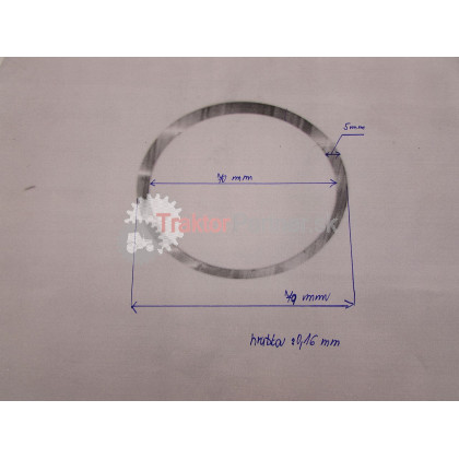 Podložka 0,5 [ŽTR 165] - 0 9220 263