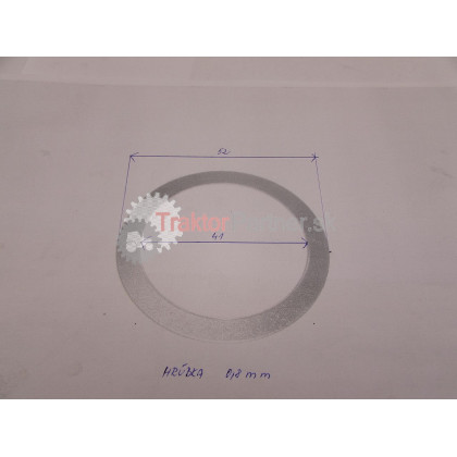 Podložka 0,8 [ŽTR 165/140] - 09220 258