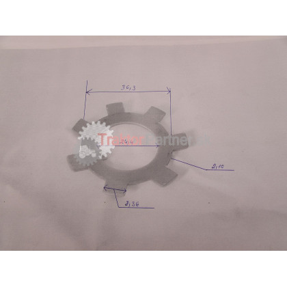 Podložka poistná [KM ŽTR 165] - 0 9247 004