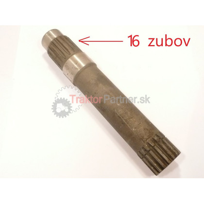 Hnací hriadeľ [16z-priemer; 8011 častejšie] - 80 108 126
