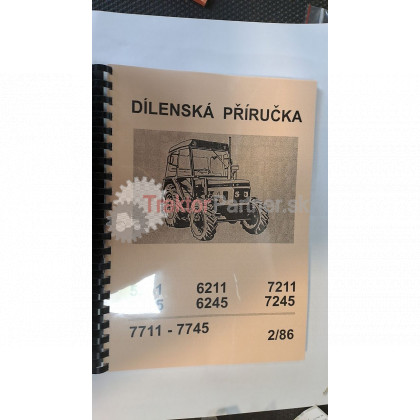 Katalóg - Dielenská príručka pre traktory Zetor 5211 - 7245 české - 222.212.208