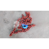 Úväzok - hák G červený; 2.5m