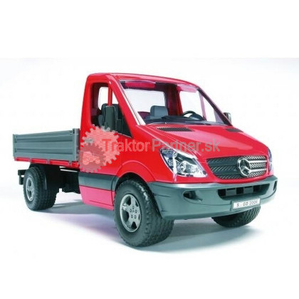 Hračka - NEVYRABA SA  Dodávka s vyklápaním MERCEDES L = 40,5 cm [BRUDER] - 02530