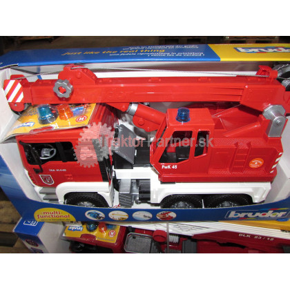 Hračka - Žeriav MAN s húkačkou L = 42,5 cm 1:16 [BRUDER] - 02770