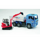 Hračka - Nákladné auto MAN s bágrom SCHAEFF L = 46,5 + 35,5 cm sku
