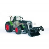 Hračka - Traktor s predným nakladačom L = 44,5 cm [BRUDER]