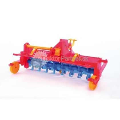 Hračka - Príves - kultivátor malý L = 13,5 cm 1:16 [BRUDER] - 02240