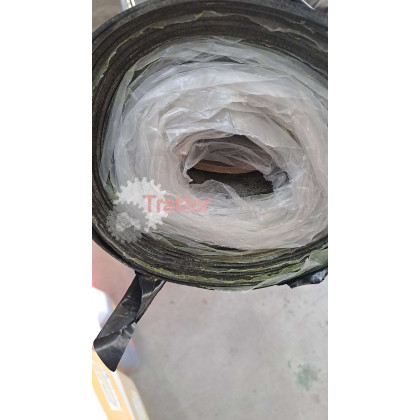 Gumená doska; hrúbka 2mm, výška 120cm, pretkávaná - #1267