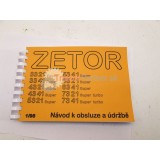 Katalóg - návod k obsluhe Zetor 3321 - 7341 Turbo české vydanie