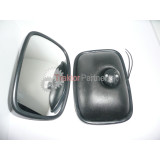 Zrkadlo panoramatické vyhrievané 24V 265x190 plastové