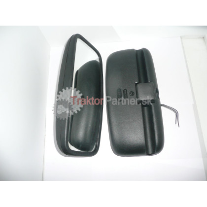 Zrkadlo univerzálne vonkajšie vyhrievané 24V 400x190 plastové - LDT 400 G