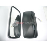 Zrkadlo univerzálne vonkajšie vyhrievané 24V 390x195 plastové