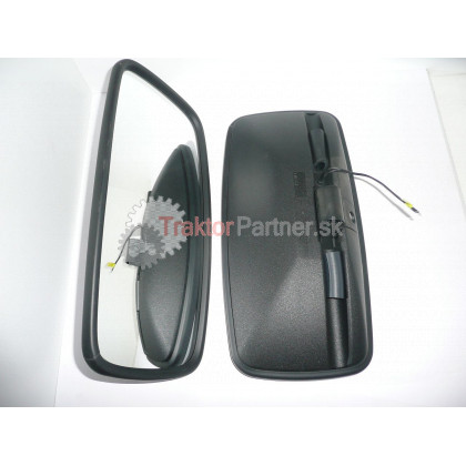 Zrkadlo univerzálne vonkajšie vyhrievané 24V 390x195 plastové - LMT G