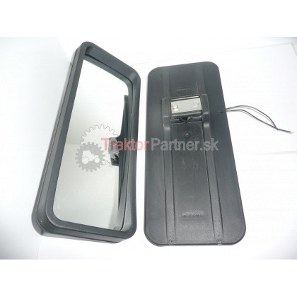 Zrkadlo univerzálne vonkajšie vyhrievané 24V 395x155 plastové - LBW G
