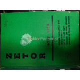 Katalóg náhradných dielov Zetor - 4712 - 4718