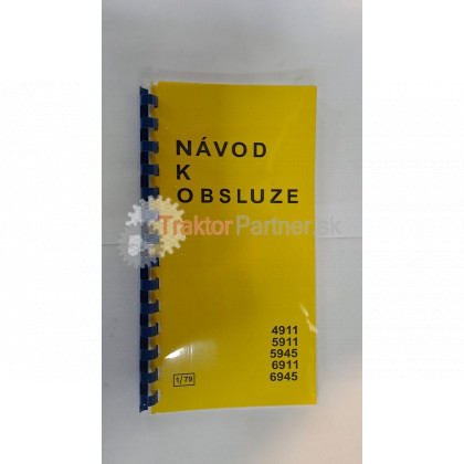 Katalóg - Návod k obsluhe pre traktory Zetor 4911 - 6945 české vyd - 222.212.104