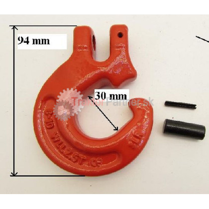G hák MENŠÍ - SHG 8 tr.8 krúžok štrbinový ČERVENÝ  (e) - G HÁK MENŠÍ